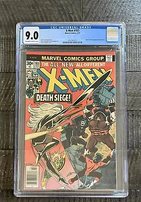 Buy Marvel Comics Uncanny X-Men #103 CGC 9.0 Claremont Cockrum Wolverine Logan Key • 179.88£