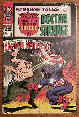 Buy Strange Tales #159 Marvel Comics 1967  1st App. Of Contessa Valentina! - VG+ • 31.66£