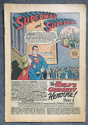 Buy DC Action Comics Superman & Supergirl #285 1962 • 39£