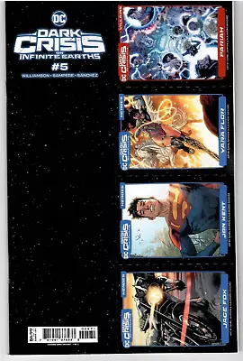 Buy Dark Crisis On Infinite Earths #5 CVR G Perforation Trading Card Variant 1 Of 2 • 6.32£
