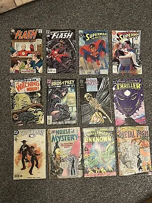 Buy 12 DC Comic Bundle Superman Flash Birds Of Prey Hawkman FREE POSTAGE 70s/80s/90s • 20£