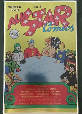 Buy All Star Comics #3 Foil Facsimile Edition DC 2023 VF/NM Comics • 7.13£