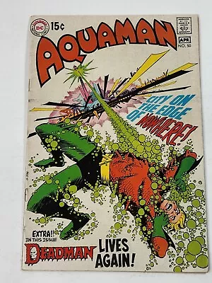 Buy Aquaman 50 DC Comics Deadman Back-Up Story By Neal Adams Early Bronze Age 1970 • 23.82£