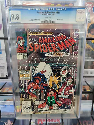 Buy Amazing Spider-man #314 (1989) - Cgc Grade 9.8 - Mcfarlane Christmas Cover! • 118.59£
