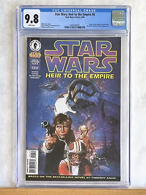 Buy STAR WARS HEIR TO THE EMPIRE #6 : CGC 9.8 NM/MT : 1996 Dark Horse, Thrawn App • 196.78£