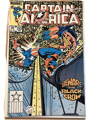 Buy Captain America # 292 (April 1984, Marvel Comics) Black Crow Secret Wars Lead In • 5.61£