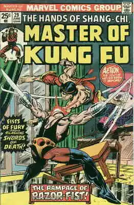 Buy Master Of Kung Fu #29 VG; Marvel | Low Grade - Shang-Chi Doug Moench - We Combin • 32.77£