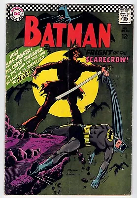 Buy Batman #189 4.0 1st Silver Age Scarecrow 1967 Off-white Pages • 211.87£