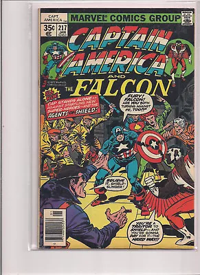 Buy Captain America #217 1978 First Printing Original Marvel Comic Book • 59.26£