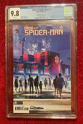 Buy W.E.B. Of Spider-Man #1. CGC 9.8. Disney California Adventure Variant Cover. • 78.84£