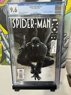 Buy Spider-Man Noir #1 CGC 9.6 2009 🔥🔑1st Appearance Of Spider-Man Noir • 259.03£
