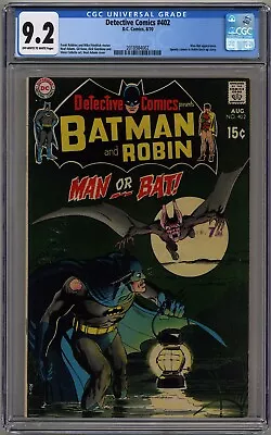 Buy Detective Comics #402 Cgc 9.2 Off-white To White Pages Dc Comics 1970 • 426.25£