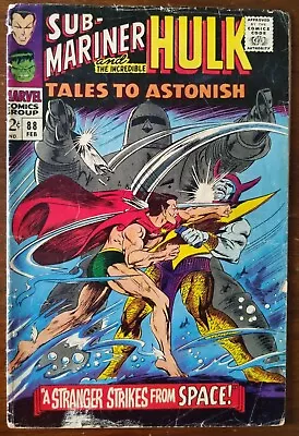Buy Tales To Astonish #88 - Namor Sub-Mariner Hulk Attuma Giant Space Robot - 1967 • 11.87£