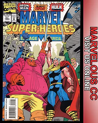Buy B 1993 Marvel Super-Heroes #15 80 Pg Special | Iron Man | Hulk | Thor | Vintage • 3.81£