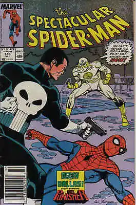 Buy Spectacular Spider-man #143 / Punisher / Newsstand Ed. / Marvel Comics 1988 • 9.03£
