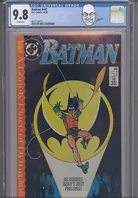 Buy Batman # 442 CGC 9.8 1989 DC Comic George Perez Cover 1st Tim Drake In Costume 6 • 66.62£