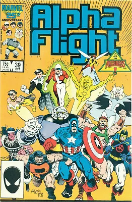 Buy Alpha Flight #39 By Mantlo Ross Captain America Avengers Mignola Cover NM/M 1986 • 4.82£