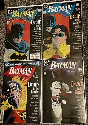 Buy 4 Issue Bundle - Batman #426 #427 #428 #429 A Death In The Family (1988) DC • 75£