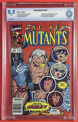 Buy New Mutants #87 (marvel 1990) 1st Cable | Todd Mcfarlane | Newsstand | Cbcs 8.5 • 114.30£