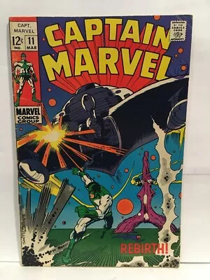 Buy Captain Marvel #11 FN 1st Print Marvel Comics • 10£