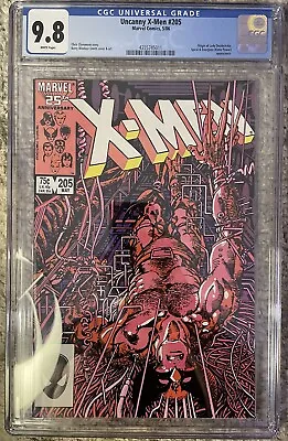 Buy Marvel THE UNCANNY X-MEN #205 1986 CGC 9.8 NM/M Lady Deathstrike Origin • 39.99£