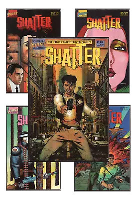 Buy Shatter #1-10 VF/NM 9.0+ 1985-1987 First Comics Back Issues 1st Computer Digital • 2.38£