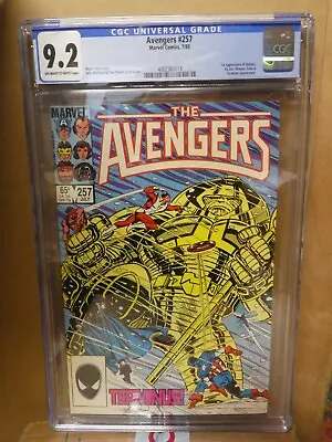 Buy Marvel Comics Avengers 257 CGC 9.2 1st Appearance Nebula Guardians Galaxy 1985 • 89.99£