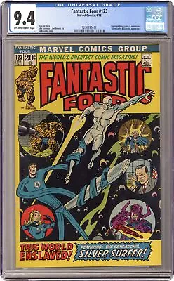 Buy Fantastic Four #123 CGC 9.4 1972 1276395011 • 241.28£