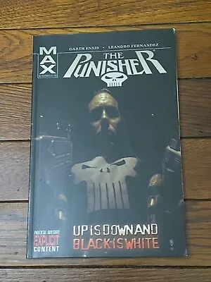 Buy The Punisher Vol 4 UP IS DOWN BLACK IS  WHITE TPB (Marvel Max) Paperback Graphic • 17.52£