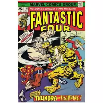 Buy Fantastic Four (1961 Series) #151 In VF Minus Condition. Marvel Comics [f} • 15.59£
