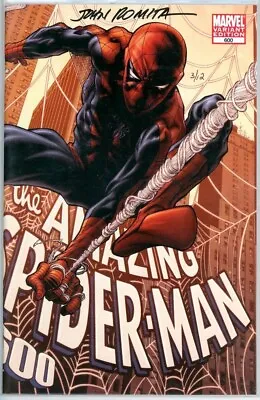 Buy Amazing Spider-man #600 Variant Dynamic Forces Signed John Romita Sr Df Ltd 12 • 124.95£