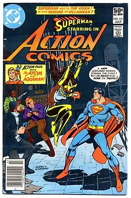 Buy ACTION COMICS #521 F, 1st Vixen, Newsstand DC Comics 1981 • 23.72£