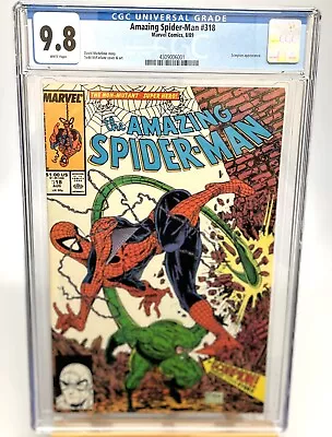 Buy Amazing Spider-Man #318 CGC 9.8 WP Copper Age 1989! Scorpion 🔑 MCU • 137.98£