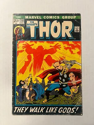 Buy The Mighty Thor #203 1st App Of The Young Gods John Buscema Cover & Art 1972 • 15.89£