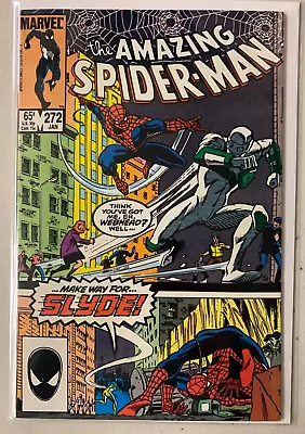 Buy Amazing Spider-Man #272 Direct Marvel (7.0 FN/VF) 1st App. Of Slyde (1986) • 3.21£