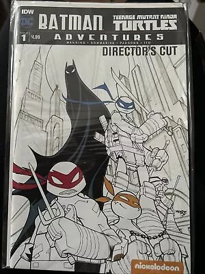 Buy Batman Teenage Mutant Ninja Turtles Adventures #1 Directors Cut Sketch Variant • 10£