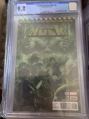 Buy Totally Awesome Hulk 22 Marvel 2017 CGC 9.8 1st Full Weapon H • 159.84£