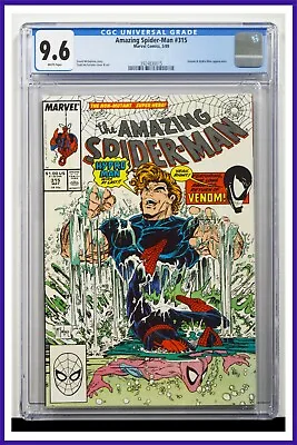 Buy Amazing Spider-Man #315 CGC Graded 9.6 Marvel May 1989 White Pages Comic Book. • 241.28£