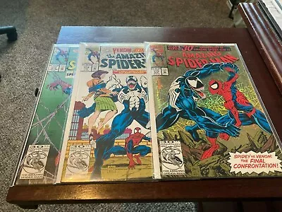 Buy The Amazing Spider-Man 373 374 376 Marvel Comics Venom App Foil Cover • 12.78£