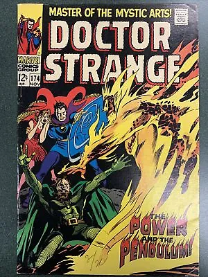 Buy Doctor Strange #174 (Marvel, 1968) 1st Satannish Gene Colan VG/FN • 28.78£
