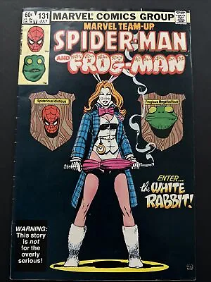 Buy Marvel Team Up Spider-Man And Frogman 1983 #131 1st White Rabbit Appearance  • 12.99£