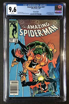 Buy Amazing Spider-Man #257  CGC 9.6  White Pages  Newsstand  Marvel Comics 1984 • 159.90£