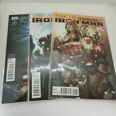Buy Marvel Comics The Invincible Iron Man 500.1, 501 & 502 Job Lot Bundle • 14.99£