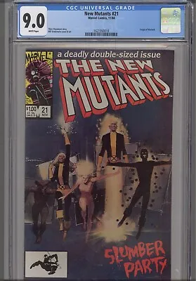 Buy New Mutants #21 CGC 9.0 Marvel 1984 Comic: Origin Of Warlock: New Frame • 22.04£