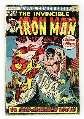 Buy Iron Man #54 GD 2.0 1973 1st App. Moondragon • 37.80£