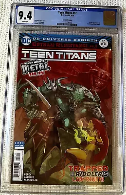 Buy 🔥~DC~TEEN TITANS #12~🔥~1st FULL BATMAN WHO LAUGHS~RED VARIANT~🔥~CGC 9.4~🔥~🔥 • 55.93£