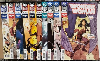 Buy Wonder Woman #61 62 63 64 65 66 67 68 69 70 Regular Covers Dc Comics! • 18.97£