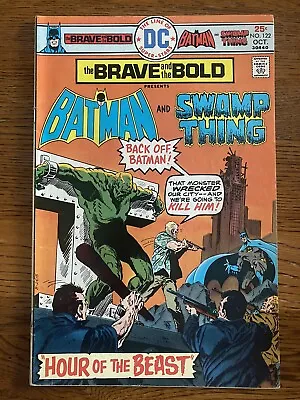Buy Brave And The Bold #122 Fine (Batman & Swamp Thing Team Up) DC 1975 • 6.29£