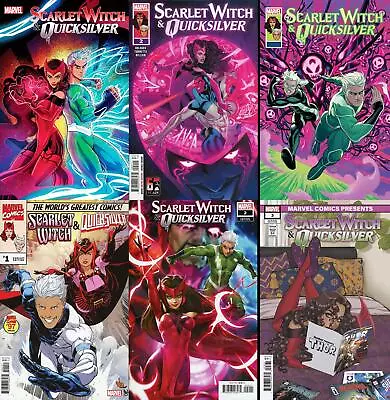 Buy Scarlet Witch & Quicksilver (#1, #2, #3 Inc. Variants, 2024) • 7.20£