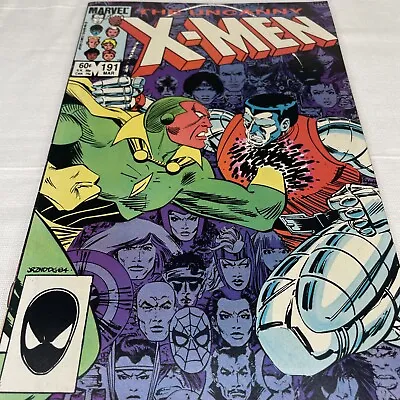 Buy Uncanny X-Men #191 (1986) Key 1st Appearance Nimrod Vision Colossus Mid Grade • 13.17£